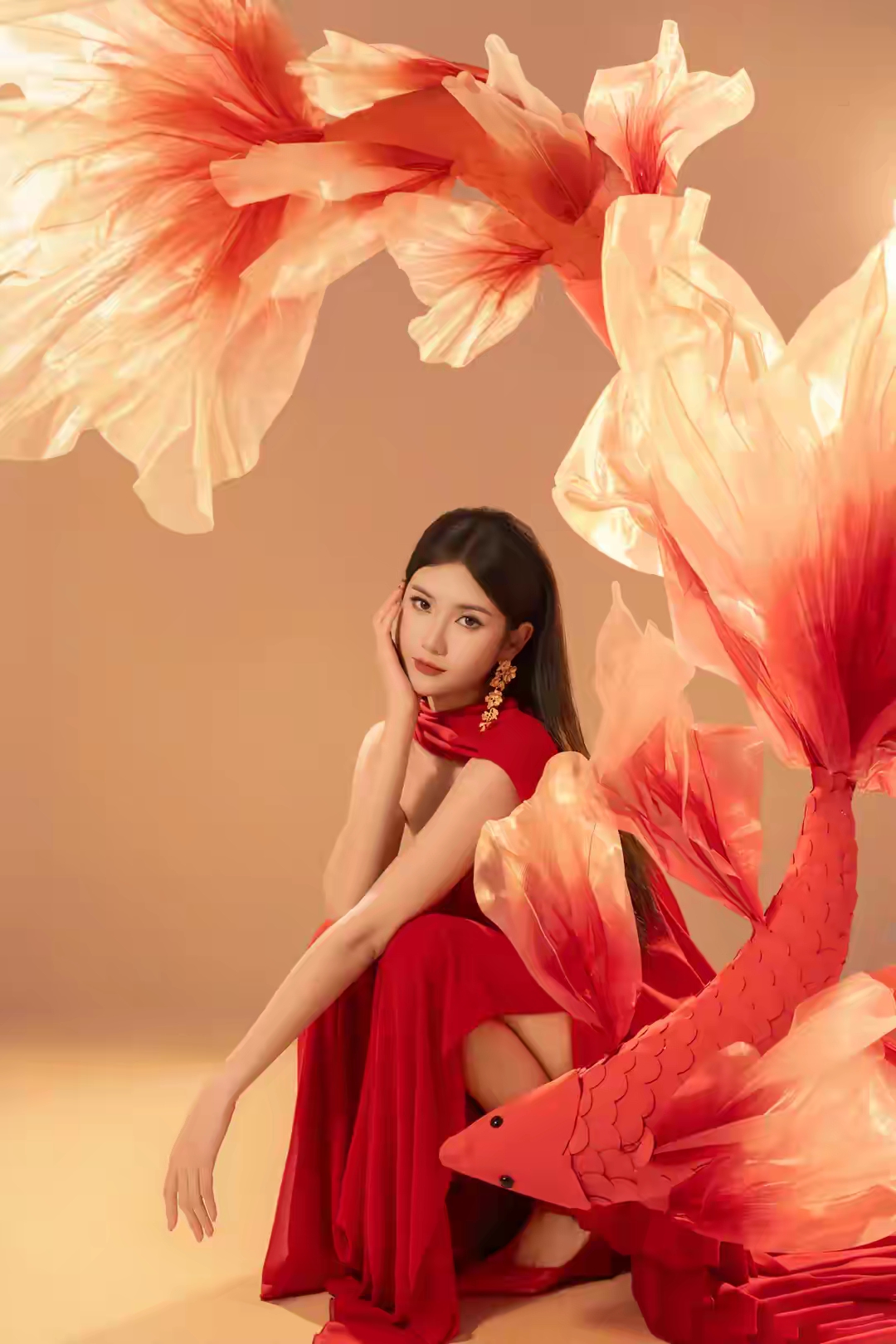 田径女神夏思凝，温柔似水的气质、清冷感十足