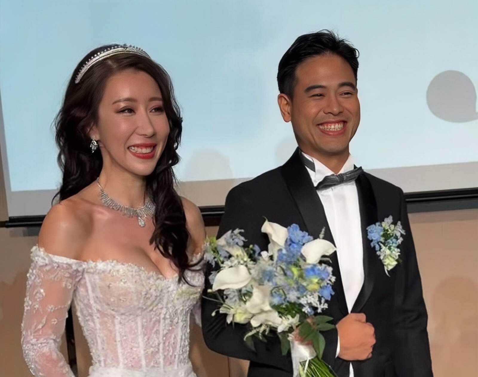 恭喜!TVB知名女星正式结婚,戴富贵金器出嫁,在星级酒店办婚礼