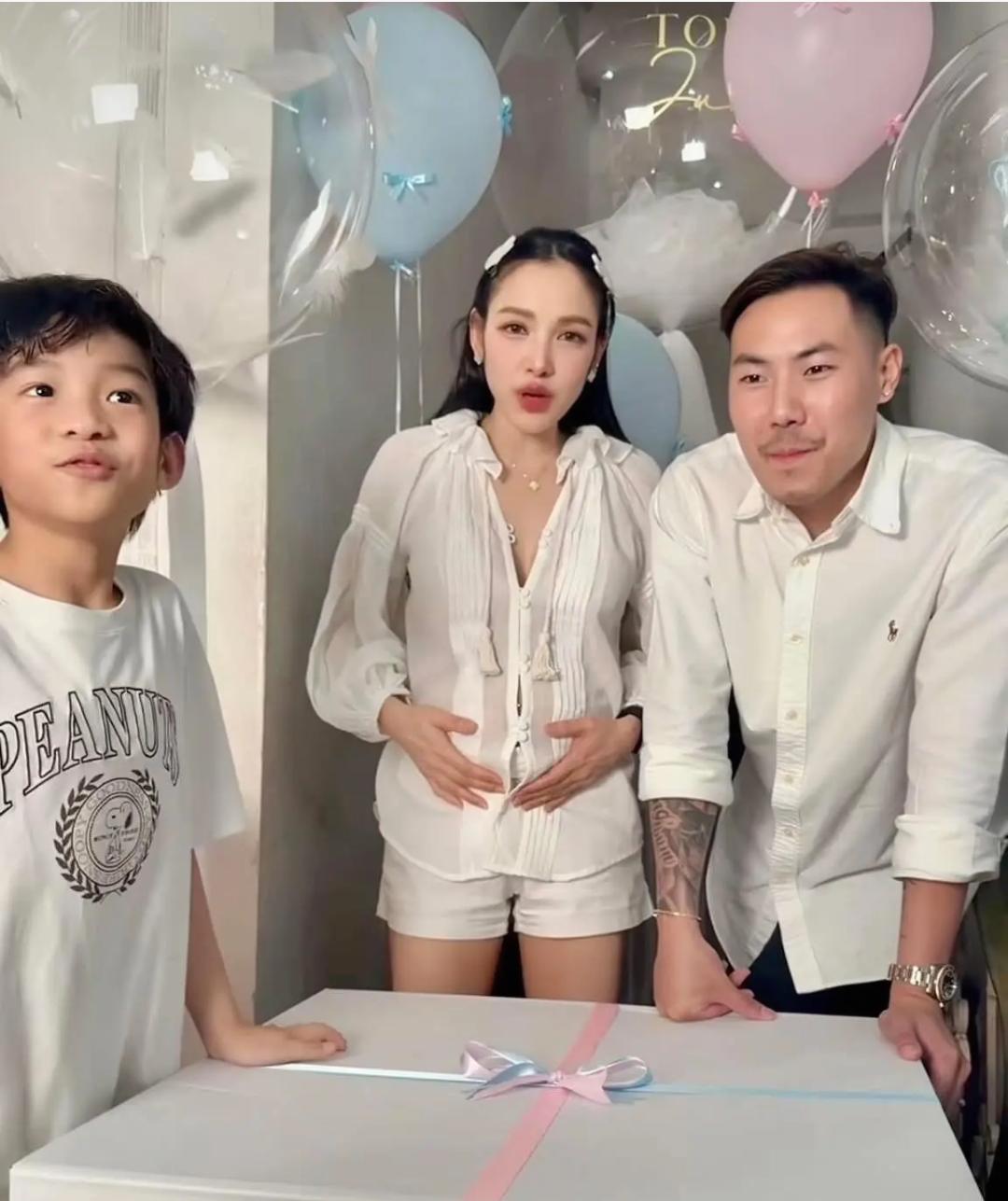 泰星Pat表示怀孕4个月了，是个女宝宝，二婚嫁给小14岁老公