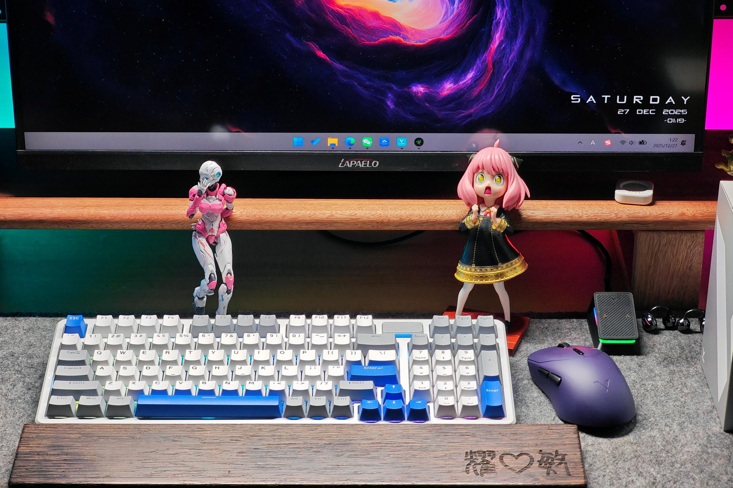 超能最强续航无线键鼠搭档：雷柏VT9 MAX +V700DIY-98长续航版真香