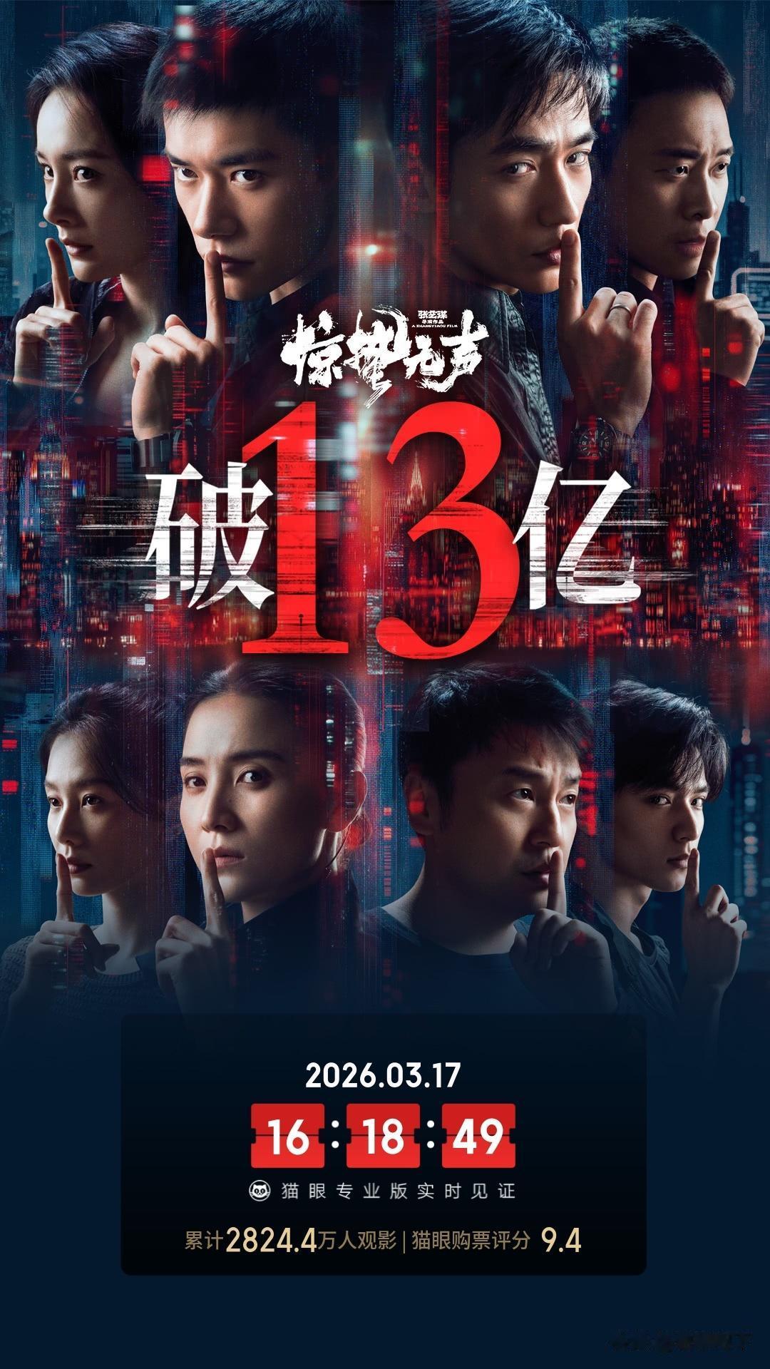 《惊蛰无声》超越刘德华《拆弹专家2》,《拆弹2》重映能否反超?
