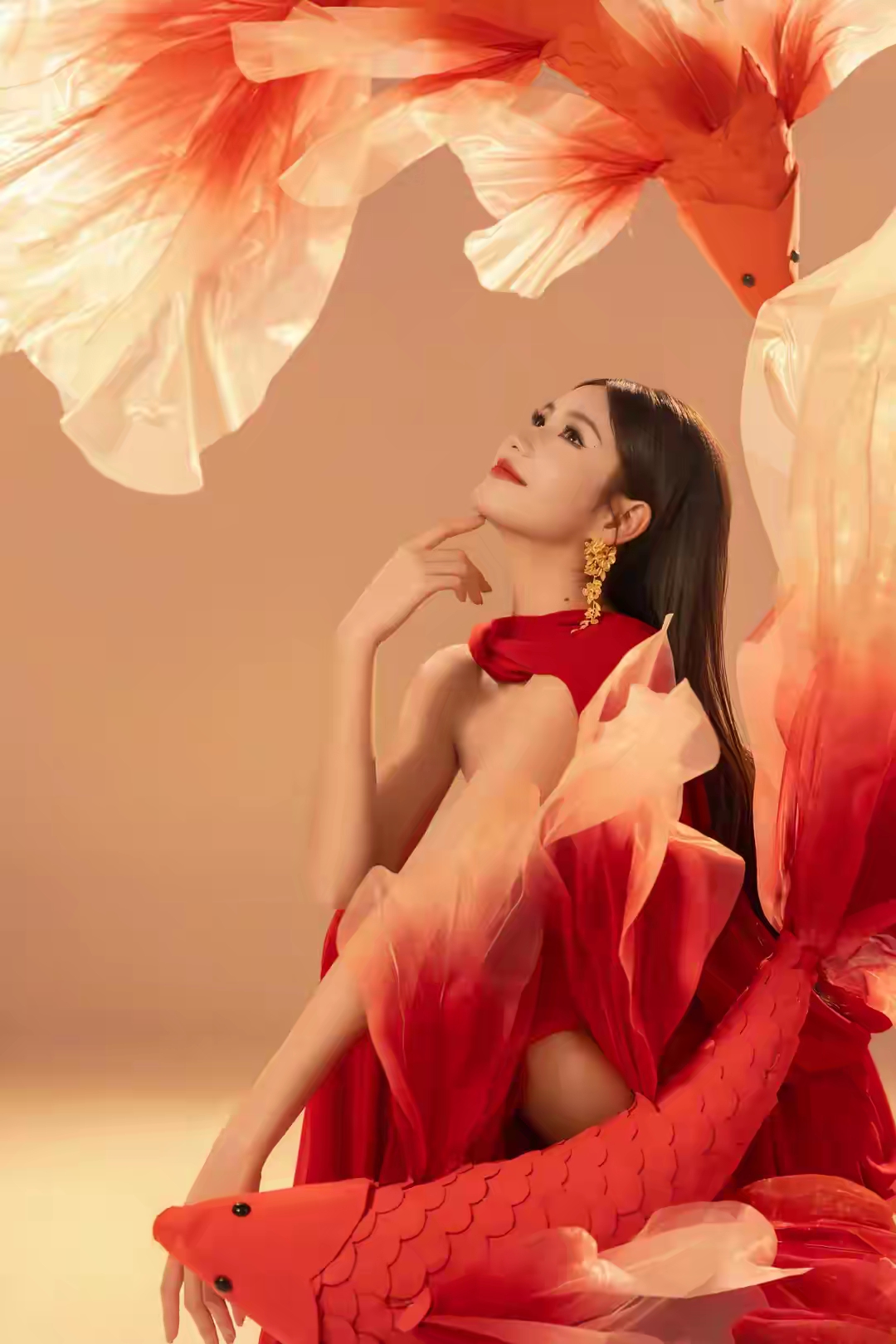 田径女神夏思凝，温柔似水的气质、清冷感十足