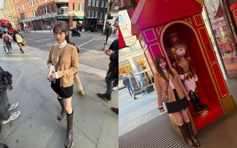 林允儿伦敦行从秀场到街头的英伦时尚漫步