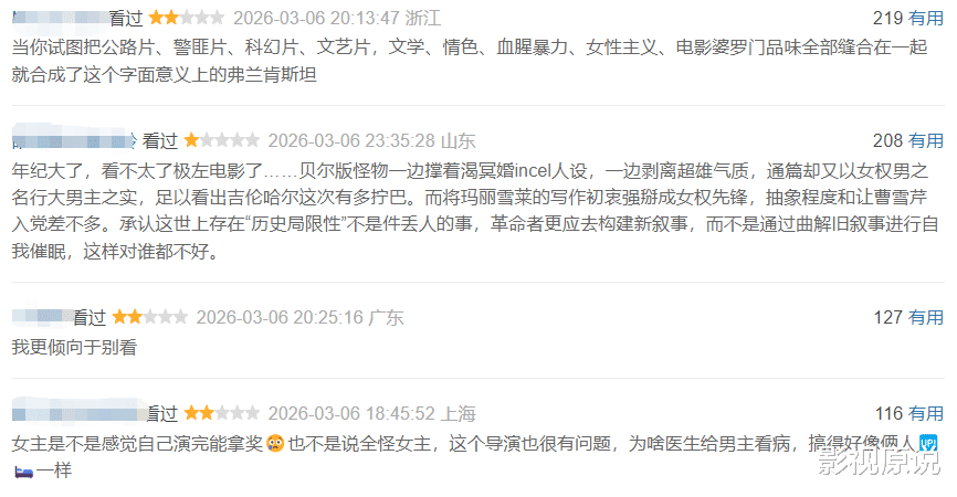 两天票房不到50万，观众口碑两极分化，两大好莱坞巨星新片惨败