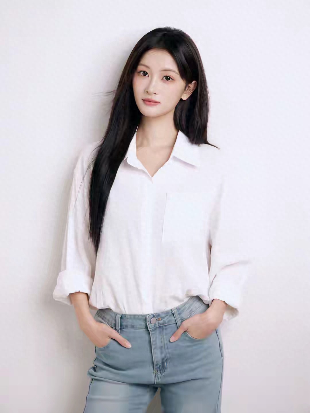 女明星，王若溪，清纯美女