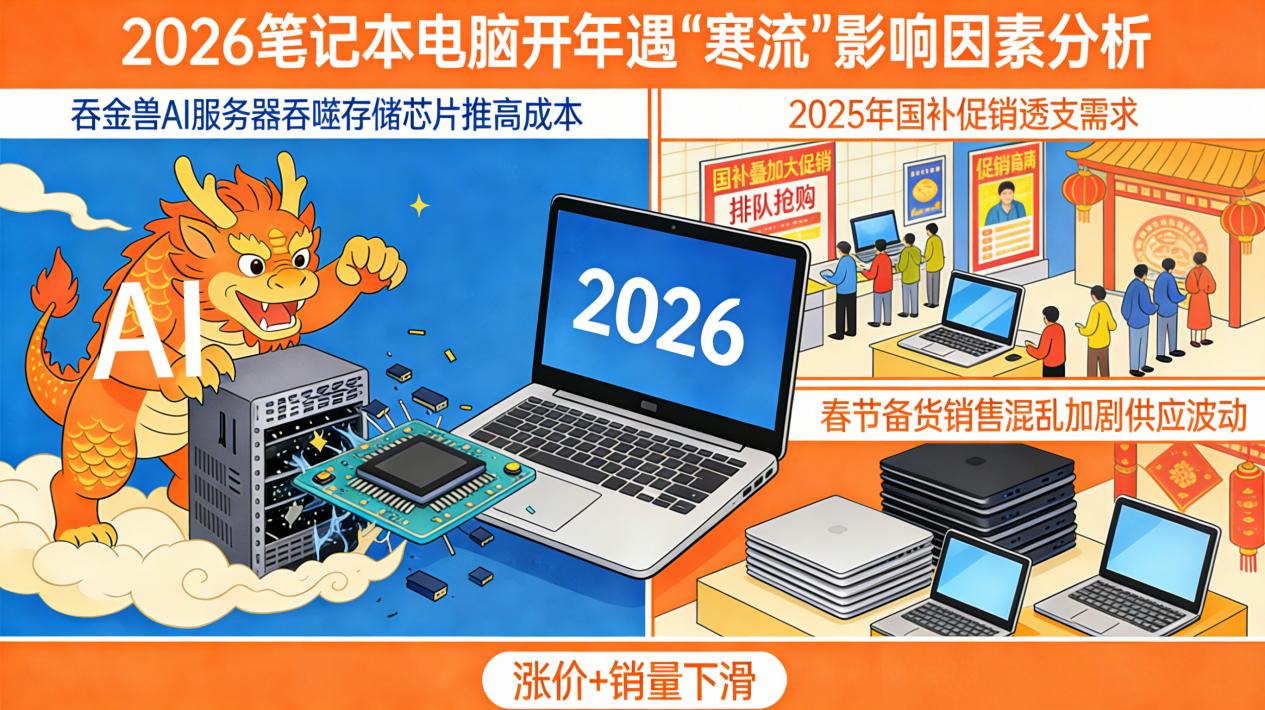 筆記本銷量跌麻了，開年銷售暴跌40%，聯想銷售份額35%居首