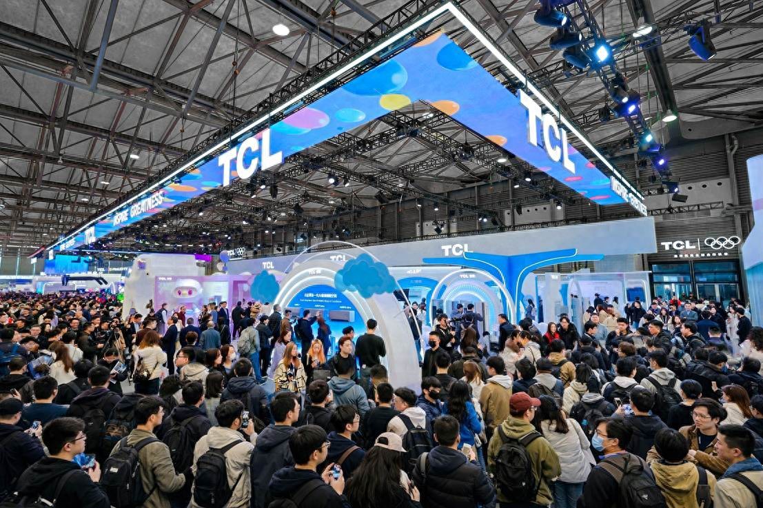 TCL實業AWE煥新打造品牌活力樂園，屏顯+AI讓智慧生活觸手可及