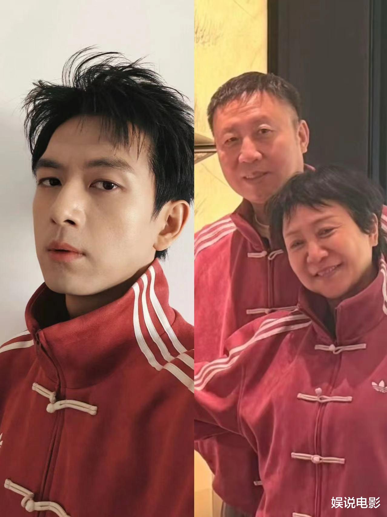 杨紫父母撞衫好友李现，引发CP粉狂热解读，彻底“破防”了